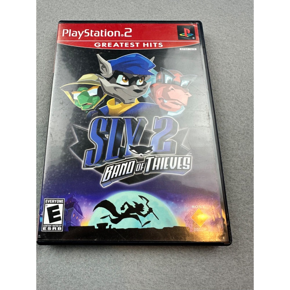 Sly 2: Band of Thieves - Greatest Hits (Sony PlayStation 2, 2004) Red Label